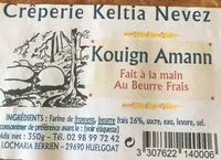 Quantité de sucre dans Kouign Amann