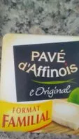 糖質や栄養素が Pave d affinois