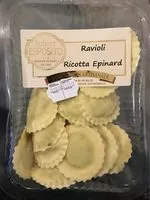 Quantité de sucre dans Ravioli ricotta epinard