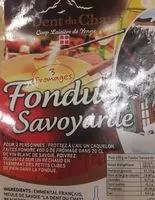 Amount of sugar in Fondue savoyarde
