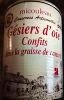 Suhkru kogus sees Gésiers d'oie confits