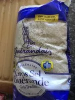 Sucre et nutriments contenus dans Gros sel guerande