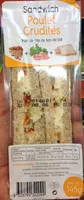 Zuckermenge drin Sandwich Poulet Crudités
