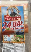 Sucre et nutriments contenus dans Mon capitaine