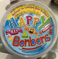 Sucre et nutriments contenus dans Happy bonbons