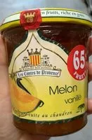 入っている砂糖の量 Confiture melon vanillé
