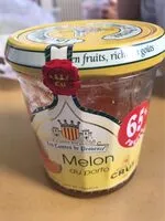 入っている砂糖の量 Confiture de melon au porto