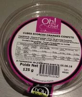 Sucre et nutriments contenus dans Oh chef by mondial fruits secs