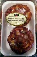 入っている砂糖の量 Brioche au véritable saucisson cuit de Lyon