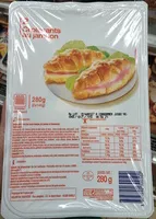 Suhkru kogus sees 2 Croissants au jambon