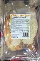 Suhkru kogus sees Croissant au jambon