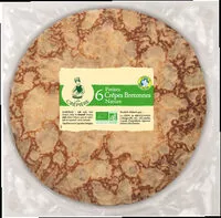 Suhkru kogus sees 6 Petites Crêpes Bretonnes Nature Biologiques en sachet