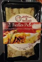 Quantité de sucre dans 2 Ficelles Picardes - Crêpes au jambon supérieur et champignons à l'emmental