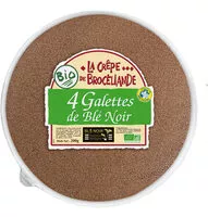 Quantité de sucre dans 4 Galettes de Blé Noir Biologiques Tradition Bretagne en barquette