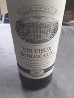 Sucre et nutriments contenus dans Vin vieux bordeaux