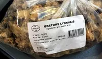 Sucre et nutriments contenus dans Le gratton lyonnais