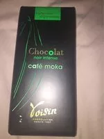 Amount of sugar in Chocolat noir intense cafe moka