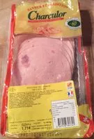 Suhkru kogus sees Saucisse de jambon étalée