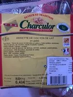 Suhkru kogus sees Assiette de cochon de lait