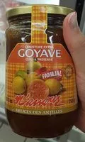 Cantidad de azúcar en Confiture goyave