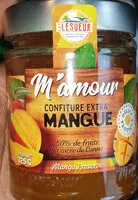 Zuckermenge drin M'amour Confiture Mangue 325G