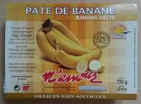 Suhkru kogus sees Pâte de banane