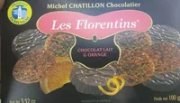 Jumlah gula yang masuk Les Florentins ® Chocolat lait et orange