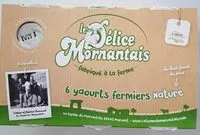 Sucre et nutriments contenus dans Le delice mornantais