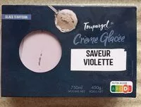 Quantité de sucre dans Crème glacée saveur violette