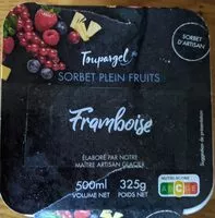 Количество сахара в Sorbet framboise