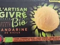 Quantité de sucre dans Sorbet mandarine bio