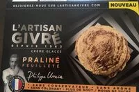 Sucre et nutriments contenus dans L-artisan givre