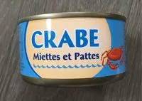 Zuckermenge drin Crabe Miettes & Pattes (121 g)