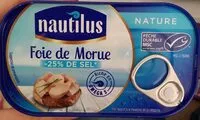 Sucre et nutriments contenus dans Nautilus