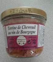 Sucre et nutriments contenus dans Terrines de morvan