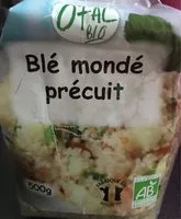 Sokerin määrä sisällä Blé mondé precuit