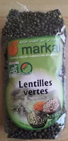 Lentilles vertes bio