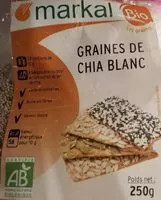 Suhkru kogus sees Graine de chia blanc