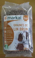 Quantité de sucre dans Graines de lin brun