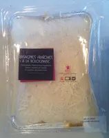 Sokerin määrä sisällä Lasagnes fraîches à la bolognaise