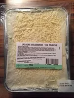 Sokerin määrä sisällä Lasagne bolognaise
