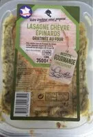 Sokerin määrä sisällä Lasagne chevre epinards