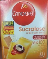 Quantité de sucre dans Sucralose au bon goût sucré