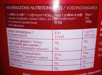 Количество сахара в Edulcorant Sucralose