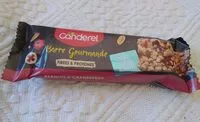Quantité de sucre dans Barre gourmande Peanuts & Cranberries