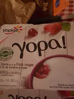 Sucre et nutriments contenus dans Yoplait yopa