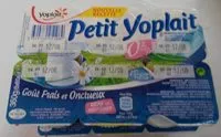 Azúcar y nutrientes en Petit yoplait 0