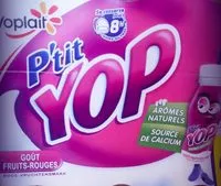 Azúcar y nutrientes en Yop p tit yop