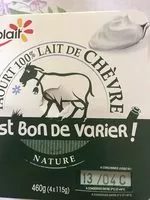 Suhkru kogus sees Yaourt lait de chèvre
