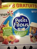 İçindeki şeker miktarı Petits Filous - Fruits mixés